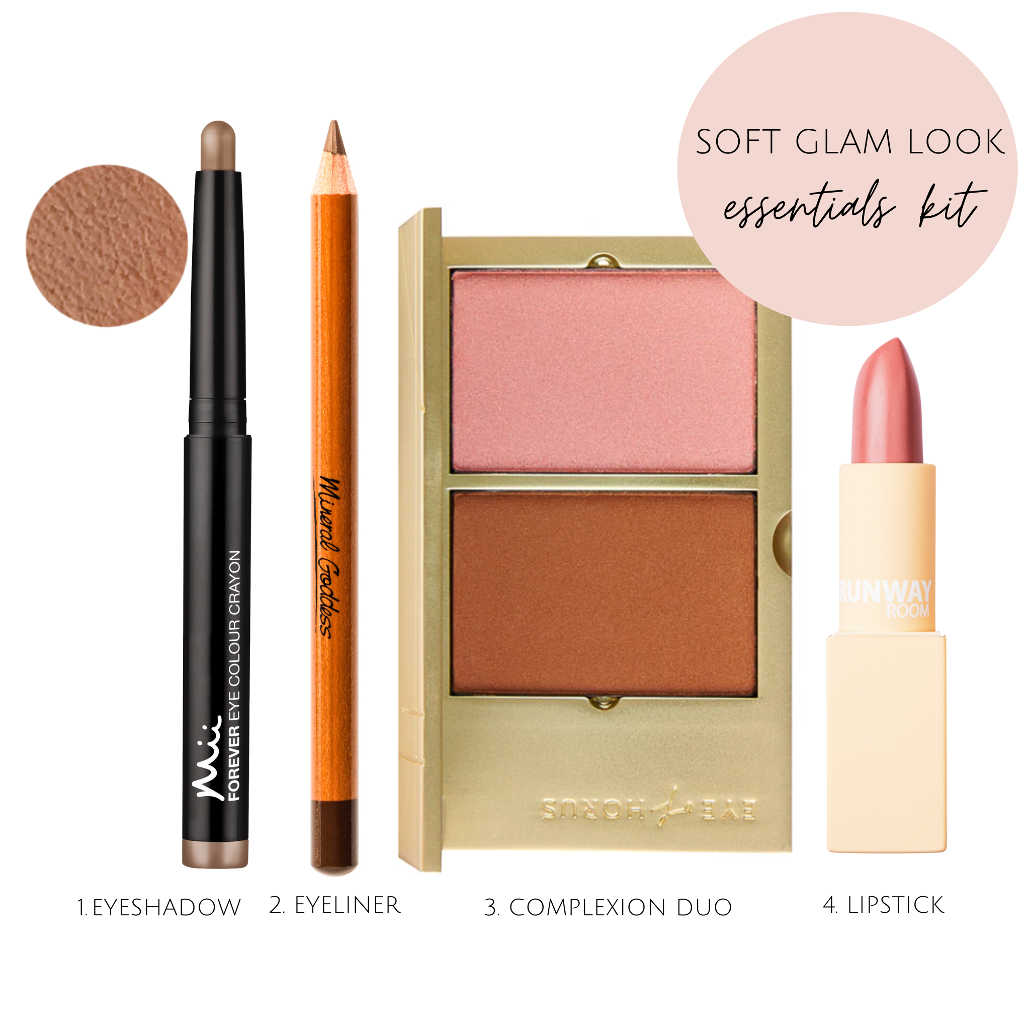 Soft Glam Makeup Look Essentials