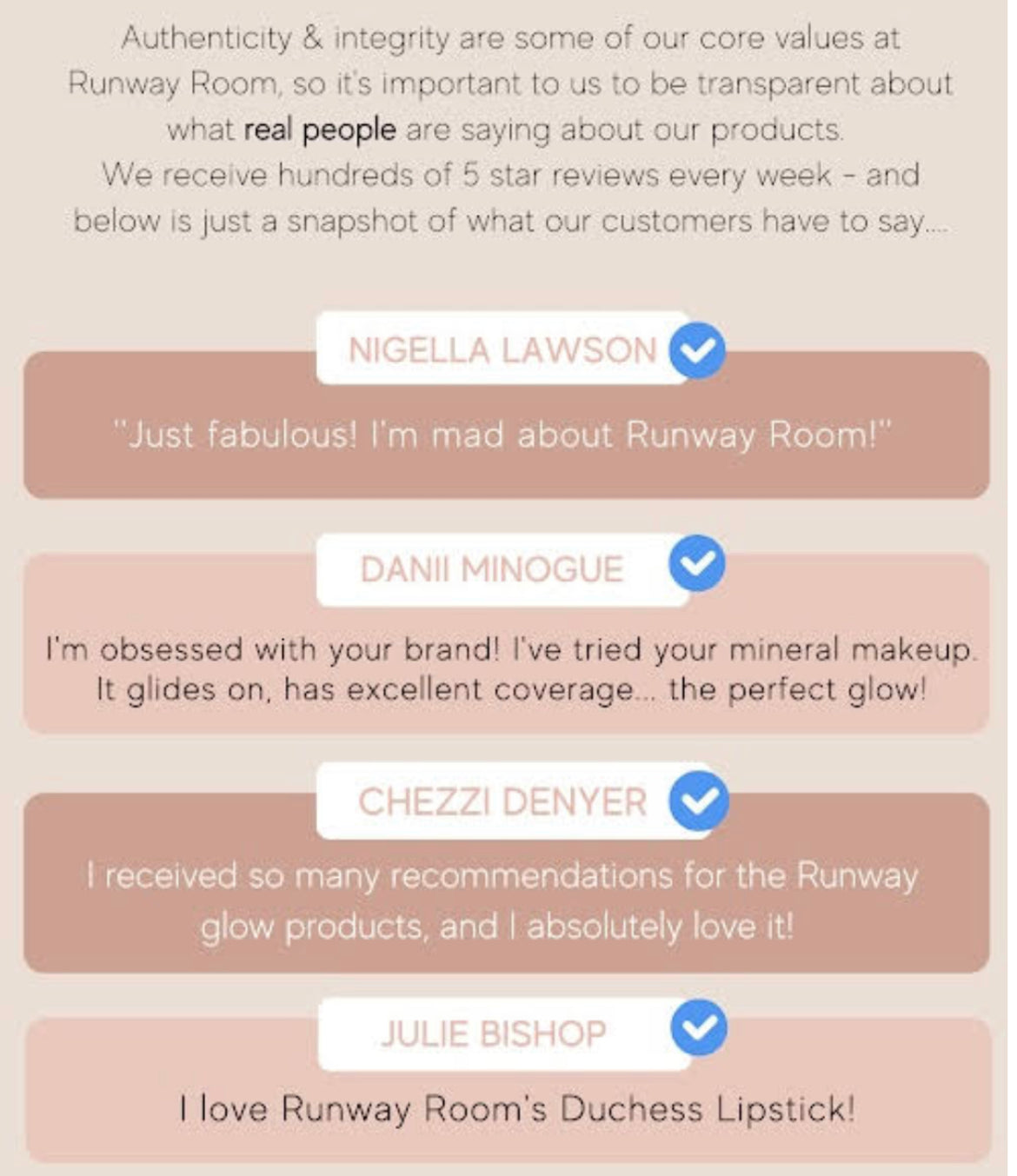 Runway Room Setting Powder