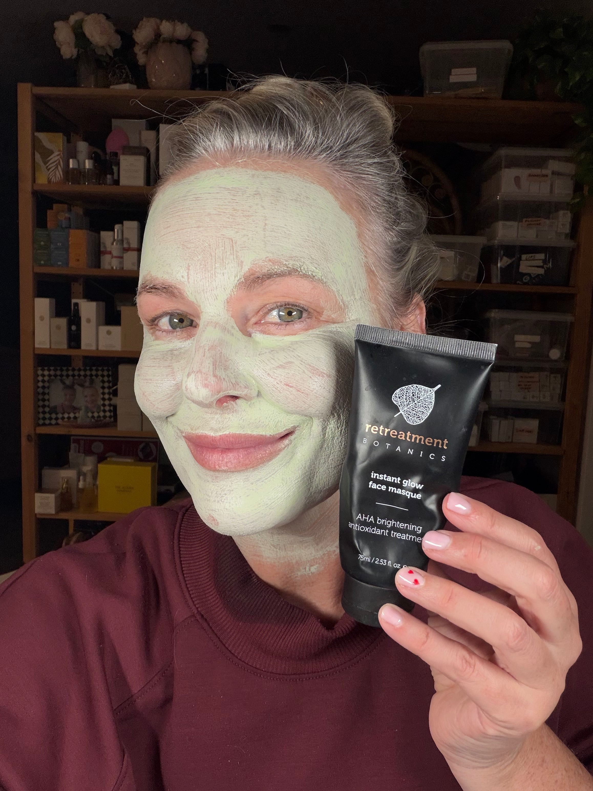 Retreatment Botanics Instant Glow Face Mask