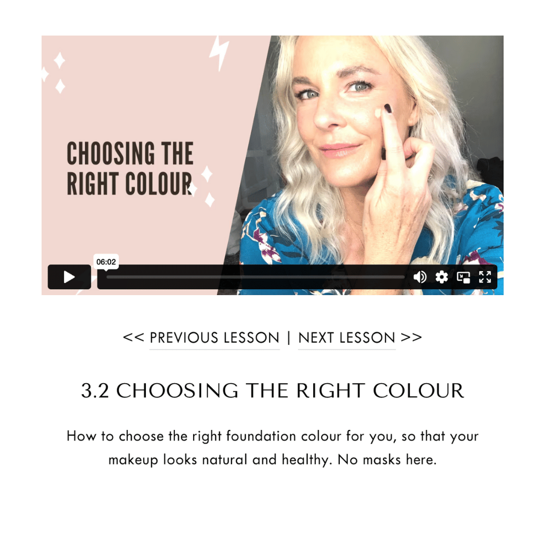 Ageless Beauty The Makeup Course for women over 40 – Amanda Ramsay