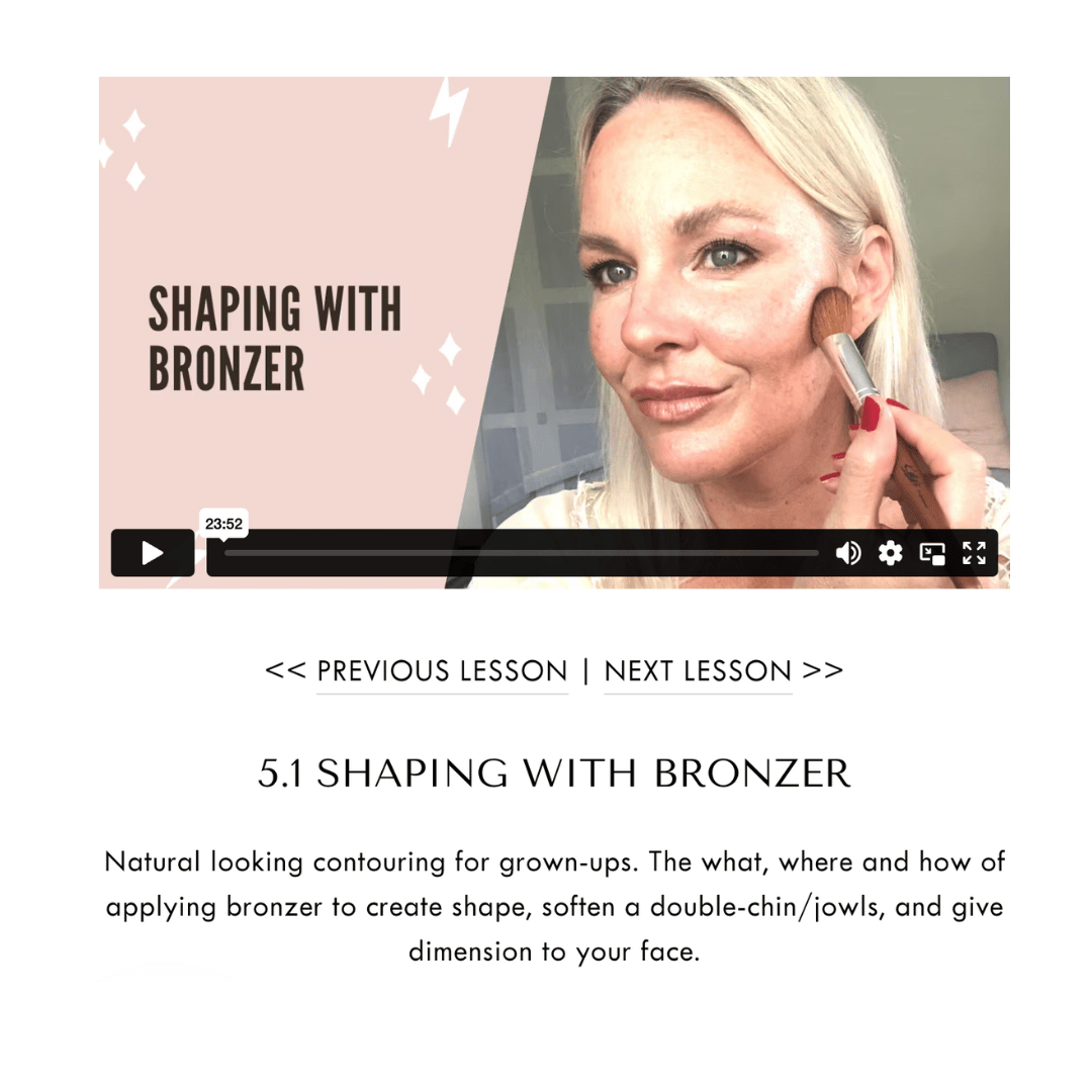 Ageless Beauty The Makeup Course for women over 40 – Amanda Ramsay